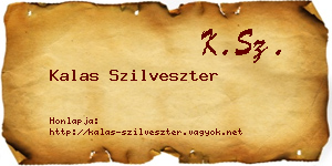 Kalas Szilveszter névjegykártya